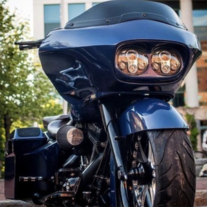 哈雷改装路王街道滑翔双灯滑翔班戈前轮毂180/200恶霸宽胎套件