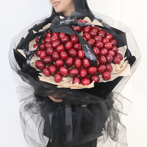 车厘子草莓苹果水果花束送女友成品鲜花速递同城成都上海生日送店