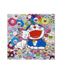 村上隆版画 限量300 机器猫哆啦a梦 《爱》