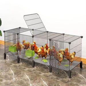 超大鸡笼养殖场专用鸡鸭笼子家用土鸡土鸭笼多层带厕所鸽子雏鸡笼