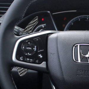 适用本田十代思域换挡拨片饰雅阁飞度皓影思铂睿奥德赛ucrv方向盘