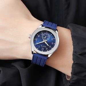 专柜正品时尚大表盘个性手表男表胶带不锈钢表带潮流气质男士手表