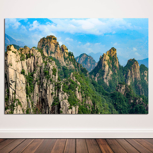 山画靠山墙贴