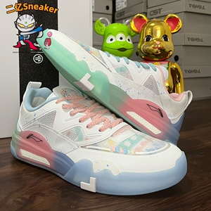 0070人付款淘宝lining李宁灵腾 42  白粉蓝 彩蛋