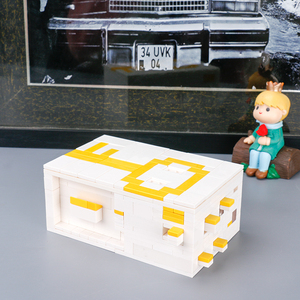 乐高解密盒积木puzzle密码锁存钱钥匙保险箱终极难度拼搭玩具成年