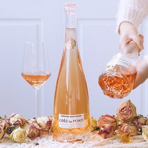 一见钟情永不凋谢的爱gerard bertrand玫瑰缘玫瑰瓶桃红葡萄酒
