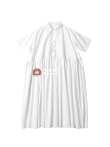【预ding】Egg trading - winnie 经典款牛津布短袖衬衫裙