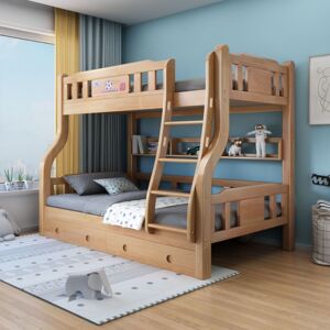 全实木上下床双层床大人儿童子母床宿舍家用卧室铺床橡胶木高低床