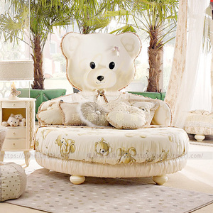 圆形床公主床 女孩 圆床公主床儿童房 单人 欧式小奢华 女孩 圆形