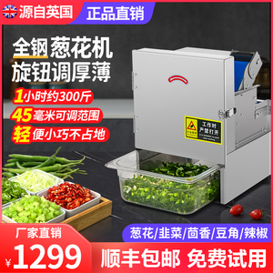 切葱花神器商用电动小型韭菜芹菜末黄瓜片大葱辣椒段多功能切菜机