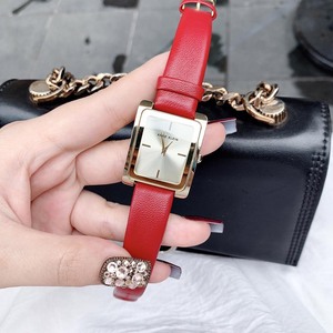 代购anne klein小红表2952lprg方形表盘本命年红女士手表2706chrd