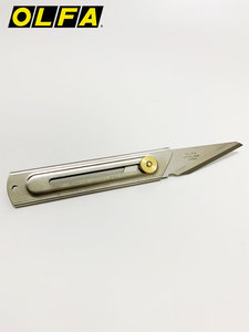 日本olfa美工刀CK-2不锈钢刀 手工模型专用 果树嫁接专用刀 石膏雕刻刀 野营刀可水洗