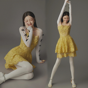 影楼新款女团风时尚写真主题服装个性小清新女孩艺术照夜店ds演出