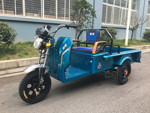 国威电动三轮车3c认证新国标拉货摆摊小吃家用小型平板车货运