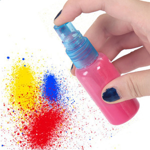 按压式喷雾瓶儿童美术课美劳课程绘画材料水彩颜料喷画专用小喷瓶