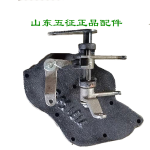 五征三轮车原厂配件九档变速箱农家福后桥侧盖挂挡花键轴拐臂总成