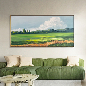 客厅横幅风景画