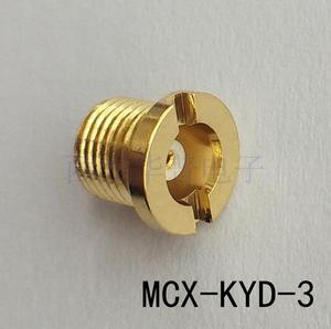 MCX-KYD-3射频连接器mcx-k母头螺纹安装穿墙固定插座mcx射频接头