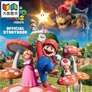 预售 Super Mario Bros. Movie Story 任天堂超级马里奥电影版故事 英文原版进口图书儿童绘本卡通动画电影故事书 大音