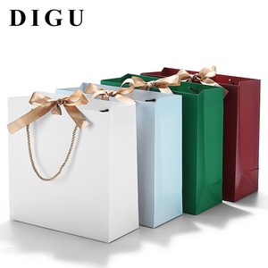 狄古DIGU时尚珠宝手提袋纸袋珠宝礼物首饰袋包装袋丝带可印字订制