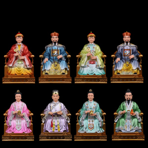 黄三太爷太奶胡仙常蟒夫人四大家族保家仙汉白玉树脂佛像家居摆件