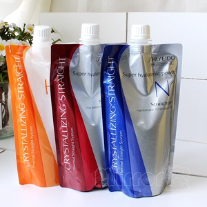 日本资生堂烫发膏光润柔顺烫发水软化剂自然卷电发水发廊卷发膏