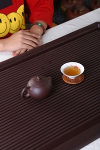 宜兴精品紫砂茶盘全手工仿电木胶木功夫茶具家用排水式大中小茶台