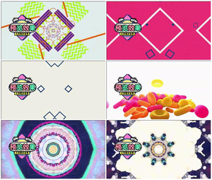 ppap咋了爸爸 视频气氛舞蹈光影舞蹈卡通几何线条演绎背景素材