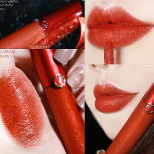 阿玛尼口红405 405g磨砂红管唇釉206 415 400 200 205 524黑管