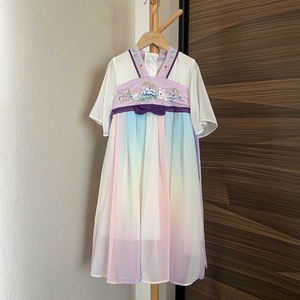 夏季新款中国风连衣裙女童绣花汉服裙子-4.1