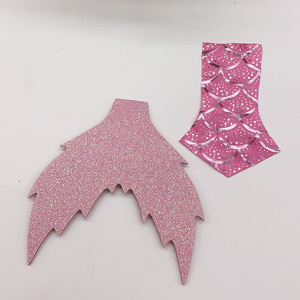 2020新款小美人鱼鱼鳞布鱼尾裁剪材料手工娃娃鱼身成套