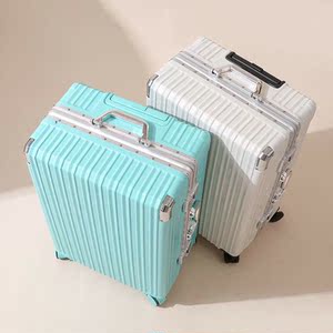 monalisa/蒙娜丽莎行李箱女铝框箱小型20寸旅行登机拉杆箱24男学