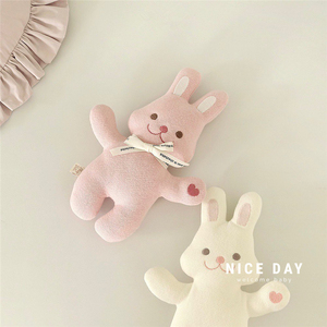 韩国ins婴儿安抚玩偶可爱毛绒玩具宝宝可入口睡觉神器兔子布娃娃