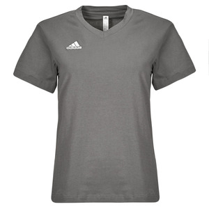 Adidas/阿迪达斯女装休闲运动短袖透气T恤灰色2024夏季新款HC0439
