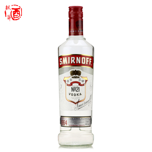 皇冠斯米诺红牌伏特加Smirnoff Vodka 洋酒进口鸡尾酒基酒烈酒