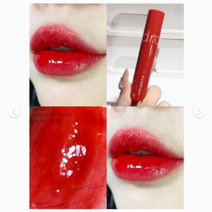 韩国romand14果汁berry shot苹果红玻璃镜面少女色学生口红唇釉