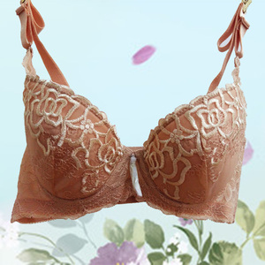 002人付款淘宝桑扶兰文胸女大码内衣薄款全罩杯背心包容聚拢大胸显小