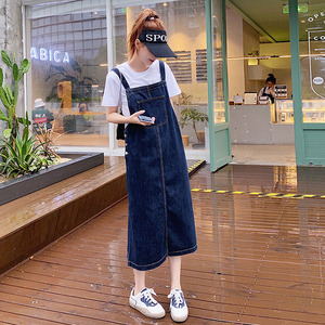 洋气2022新款牛仔背带裙夏季设计感小众春秋裙子2021爆款气质高端