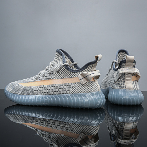 新百伦男鞋夏季透气椰子yeezy350鞋男满天星高版本网面女鞋运动鞋