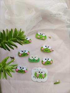 纯手工编织萌娃娃毛线大眼蛙钩织成品diy日韩系