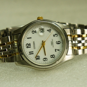 中古二手 西铁城 citizen forma光动能男士石英表7820