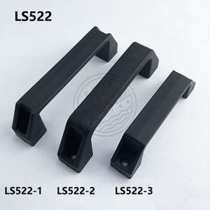 LS522-1-2-3中置柜尼龙拉手黑色电柜门塑料把手ABS配电箱机柜提手