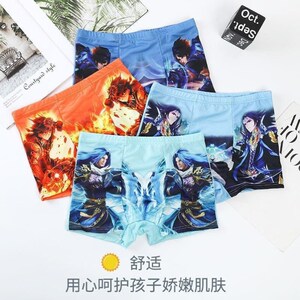唐三小舞儿童内裤男童纯棉四角平角男孩卡通斗罗大陆小中大童短裤