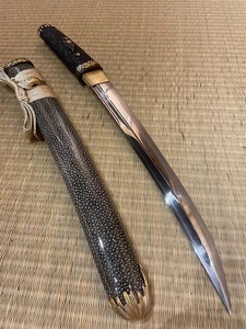 武士刃日本太刀东洋一体短刀短剑胁差车载防身短款收藏兵器未开刃