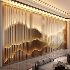 板铝方通铝型材包大厅柱子铝格栅室外门头室内背景墙吊顶7人付款10