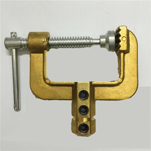 全铜c型夹 c型接地夹 焊机地线夹 旋转接地夹 大功率电焊钳