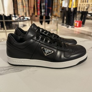 正品现货prada/普拉达男鞋系带休闲鞋板鞋三角标透气运动鞋