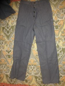 二手服装旧服装六七十年代旧裤子旧棉布裤子老旧工作服男裤160