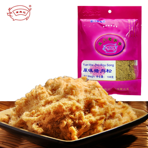 1袋包邮】黄胜记无油肉松厦门特产鼓浪屿鱼猪肉干脯儿童零食108g