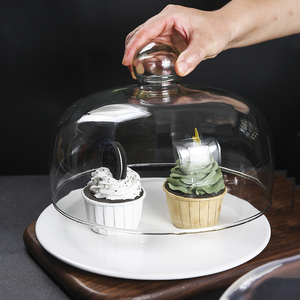 玻璃专家007淘宝透明玻璃罩欧式储物罐摆件食品罩蛋糕罩防尘罩子